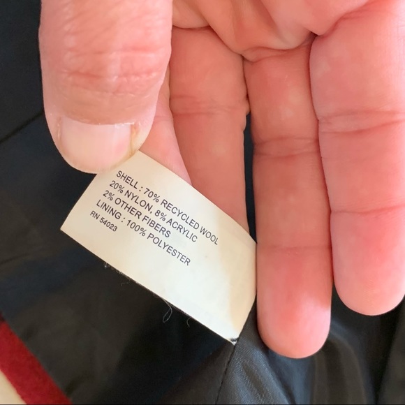 GAP Factory Buffalo Check Plaid short coat jacket Size Small - Picture 3 of 4